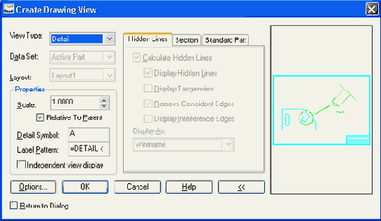 Select vertex in parent view